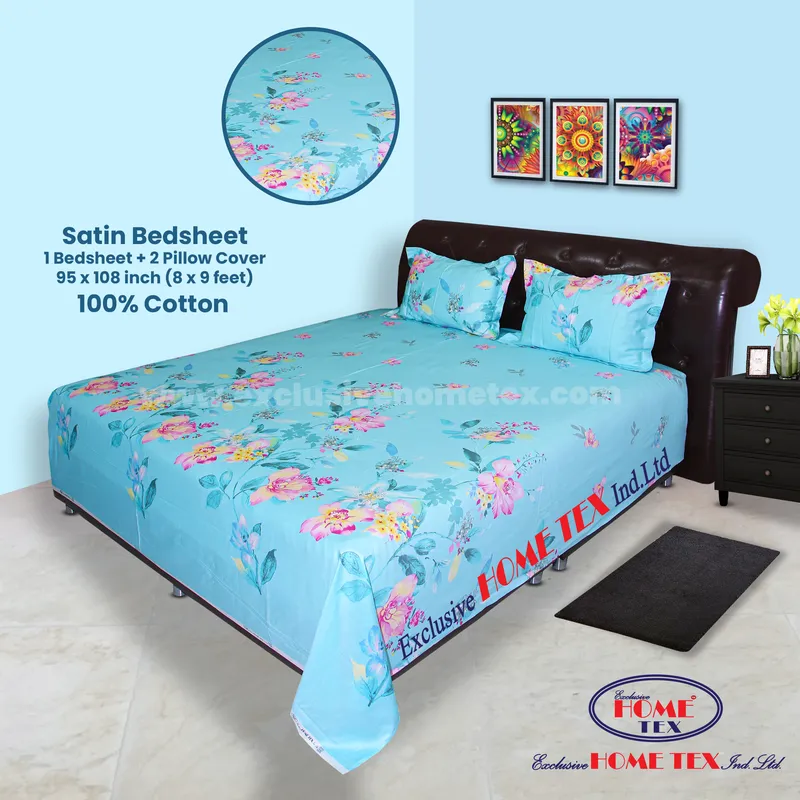 Shatin Fabric Bedsheet (VRS)