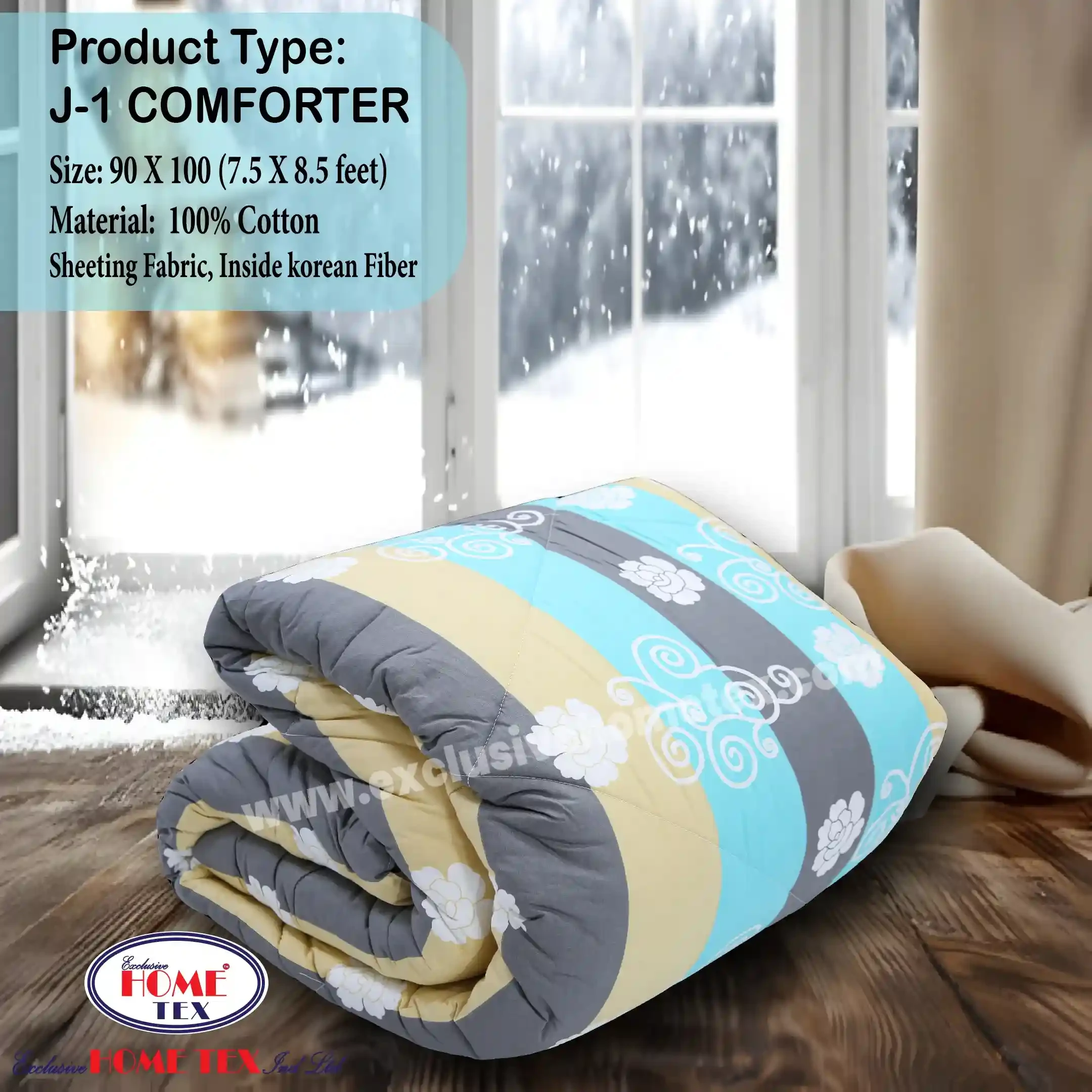 Sheeting Fabric Comforter (J-1)