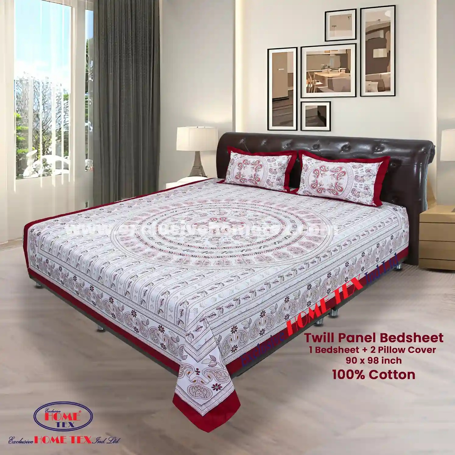 Twill-Panel Fabric Bedsheet (RTP)