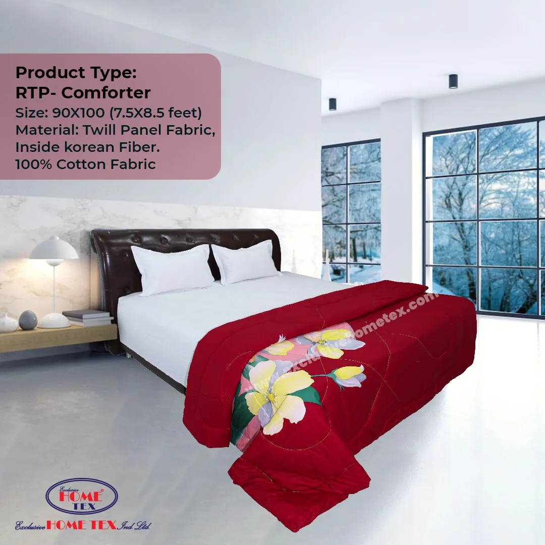 Twill-Panel Fabric Comforter (RTP)