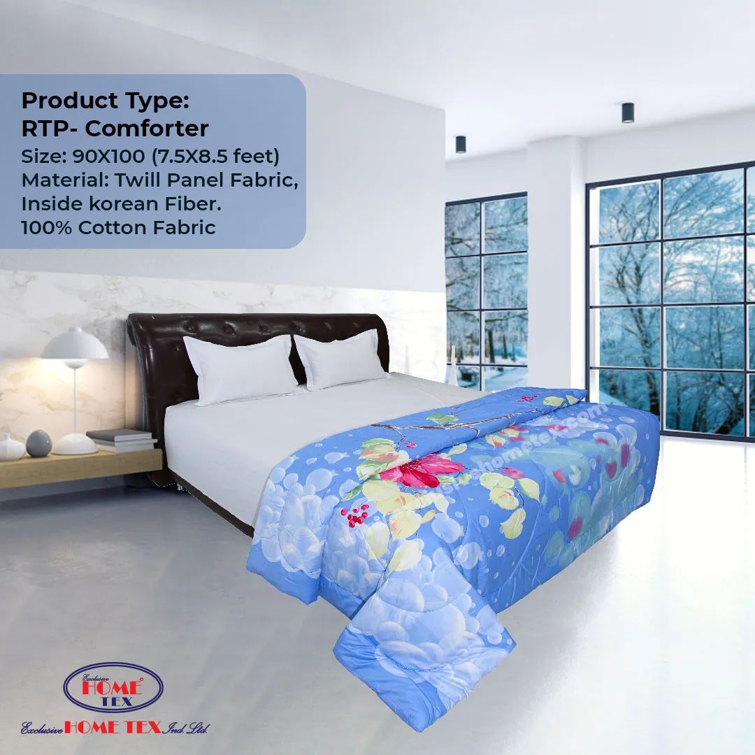 Twill-Panel Fabric Comforter (RTP)