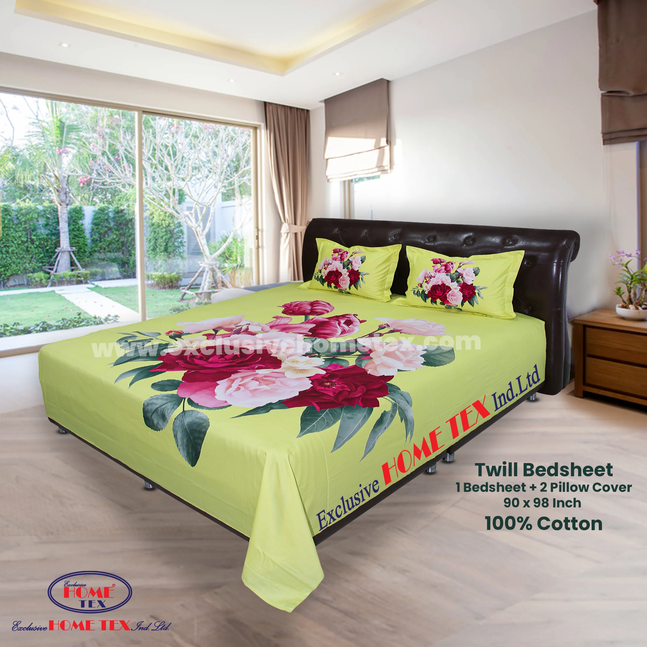 Twill-Panel Fabric Bedsheet (RTP)