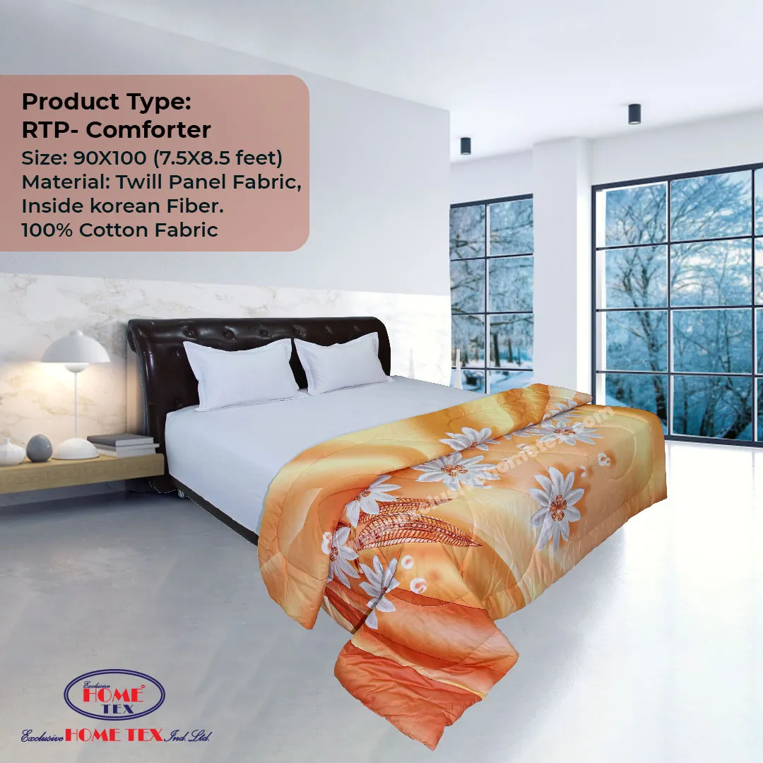 Twill-Panel Fabric Comforter (RTP)