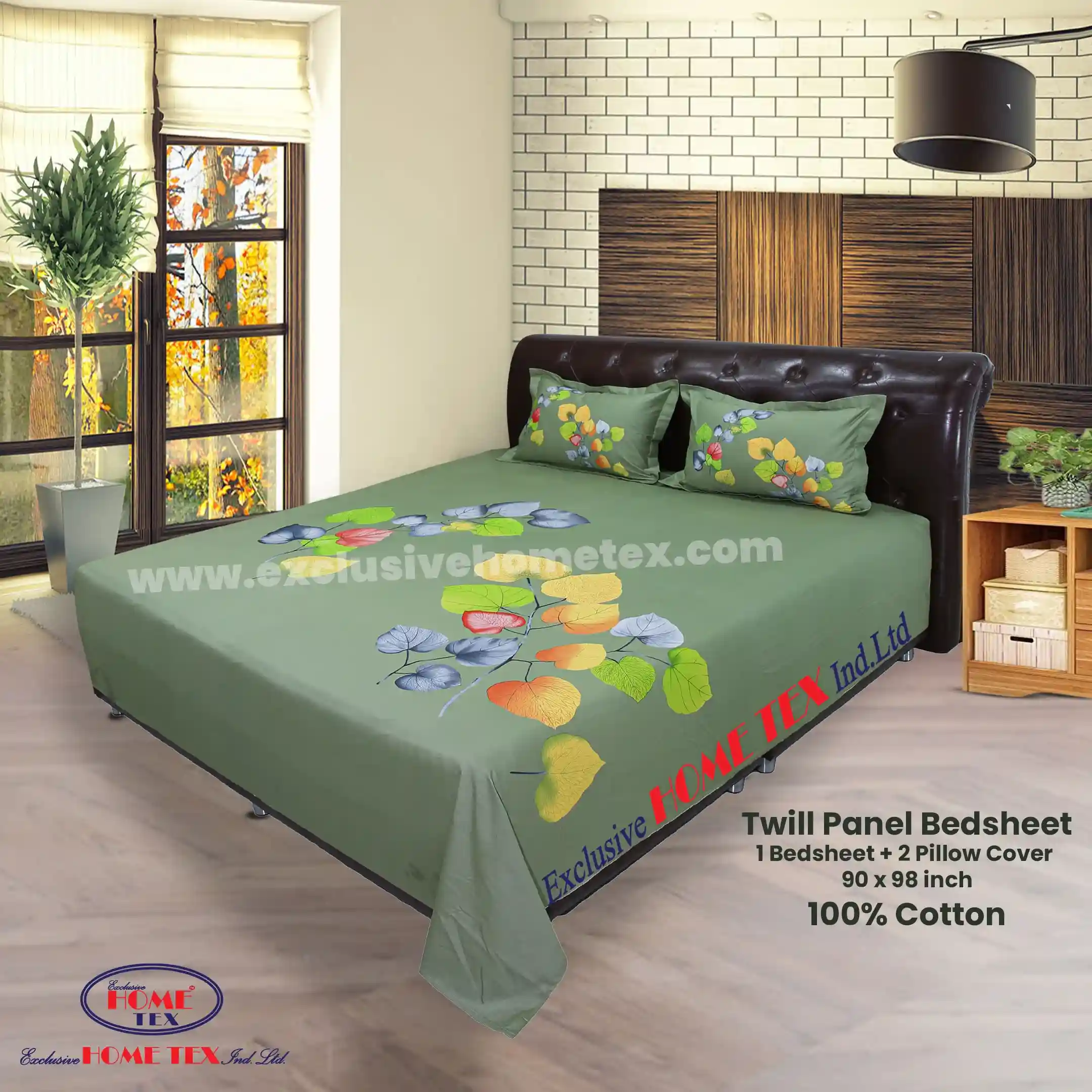 Twill-Panel Fabric Bedsheet (RTP)