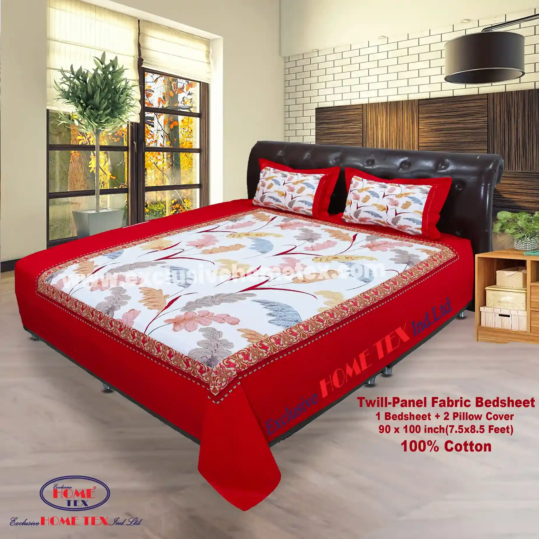 Twill-Panel Fabric Bedsheet (RTP)