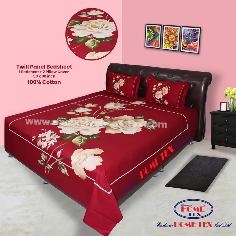 Twill-Panel Fabric Bedsheet (RTP)