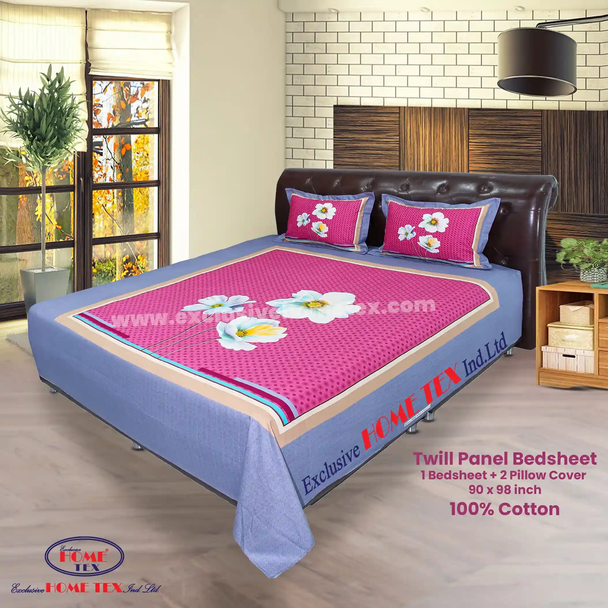 Twill-Panel Fabric Bedsheet (RTP)