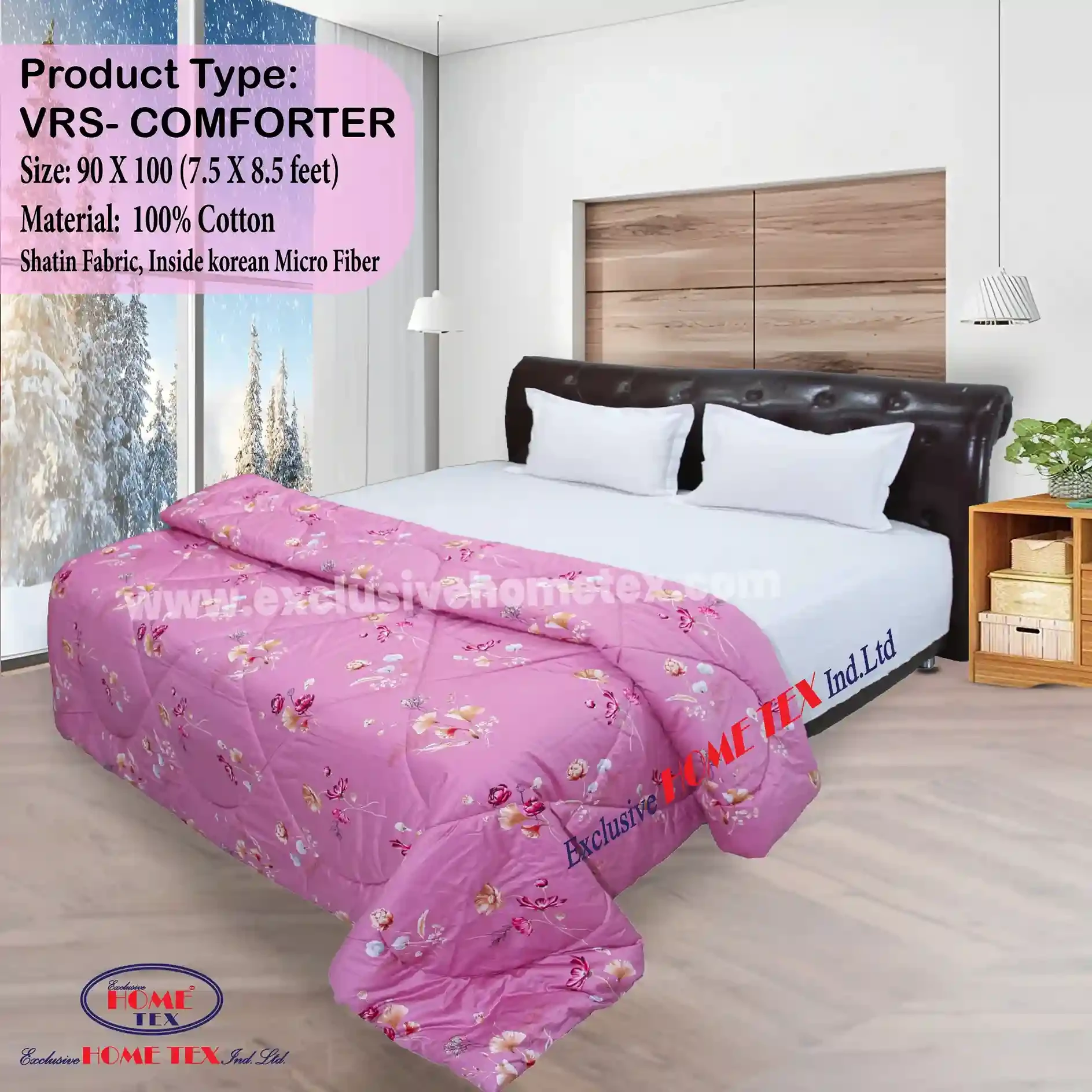 Shatin Fabric Comforter (VRS)