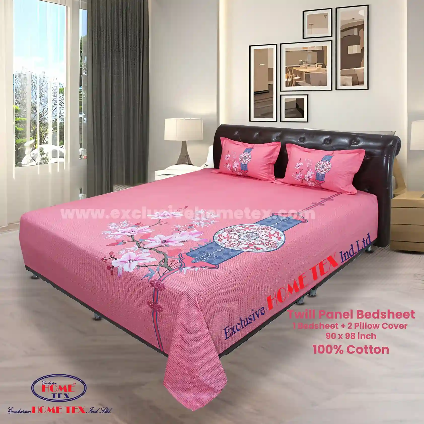 Twill-Panel Fabric Bedsheet (RTP)