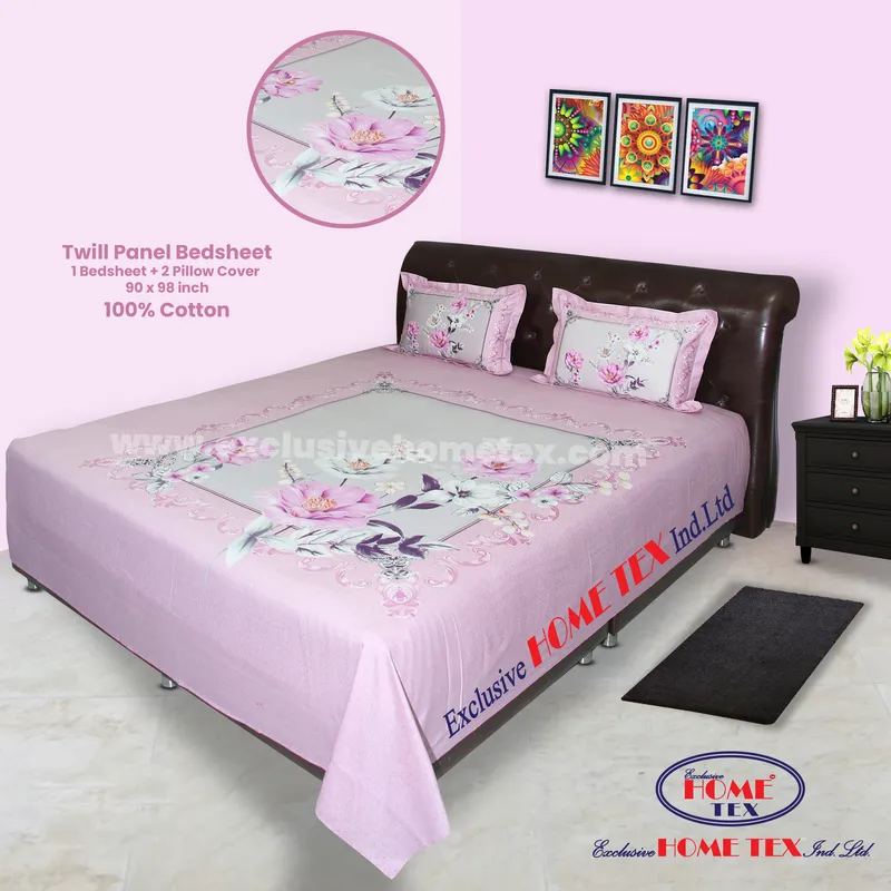 Twill-Panel Fabric Bedsheet (RTP)