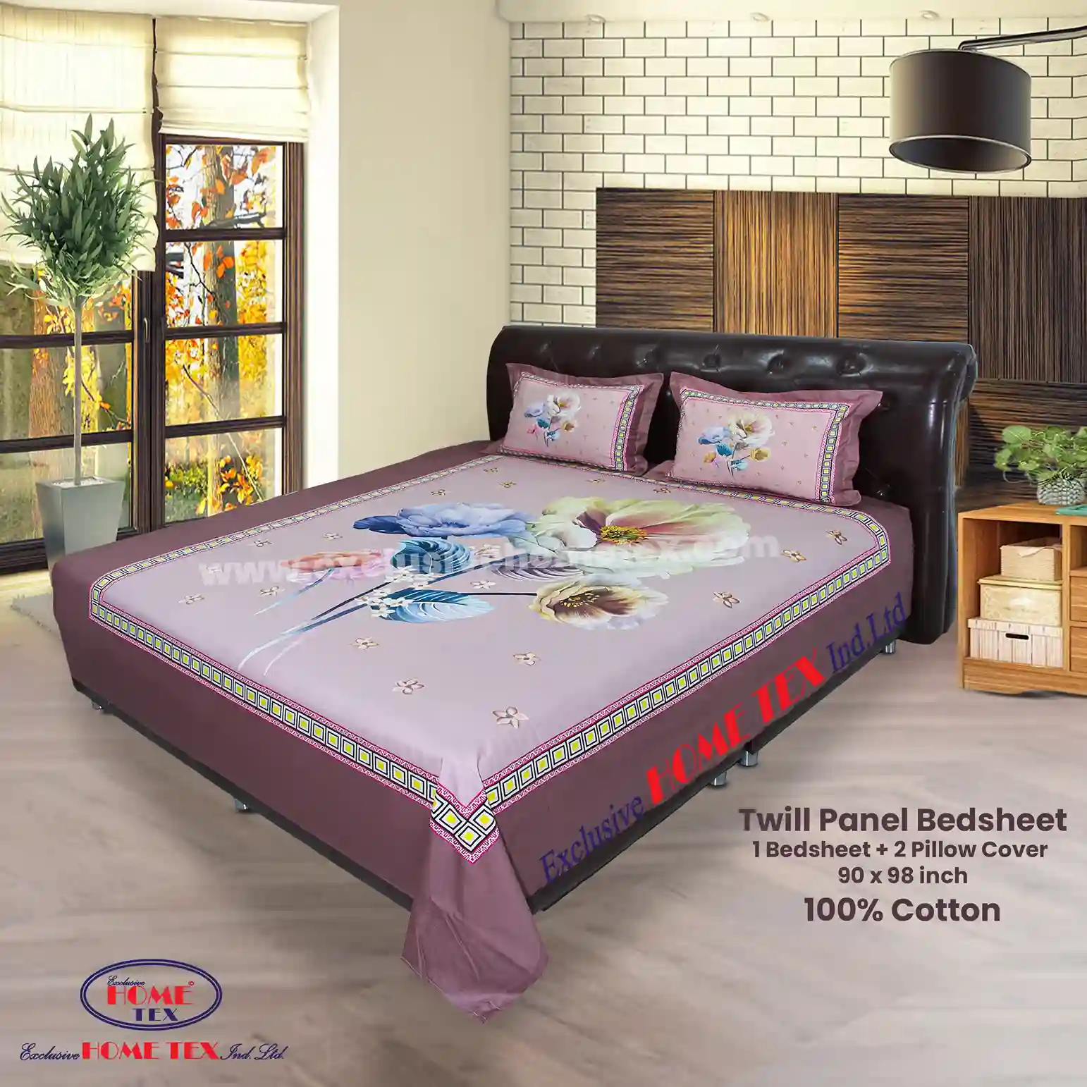 Twill-Panel Fabric Bedsheet (RTP)