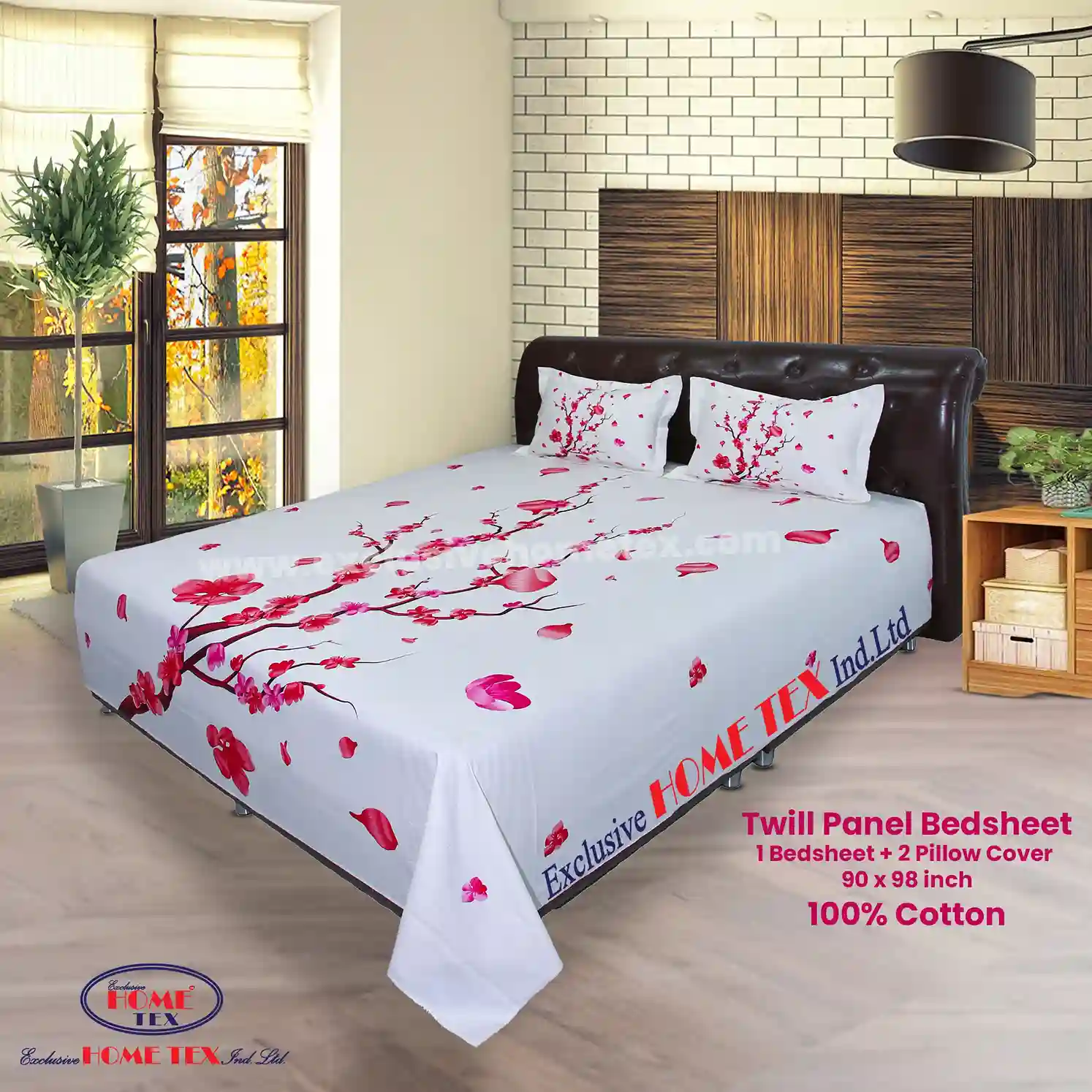 Twill-Panel Fabric Bedsheet (RTP)