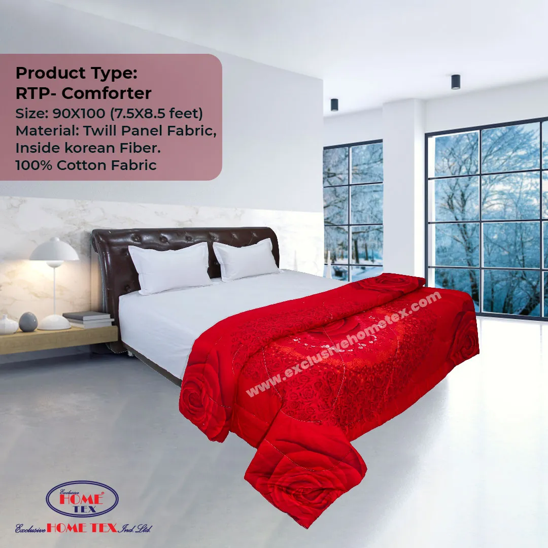 Twill-Panel Fabric Comforter (RTP)