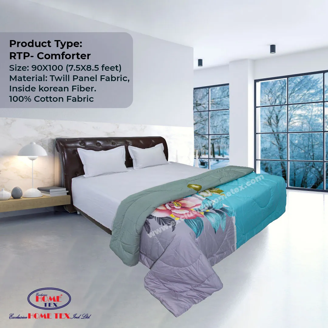 Twill-Panel Fabric Comforter (RTP)