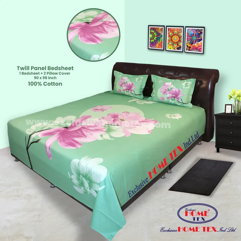 Twill-Panel Fabric Bedsheet (RTP)