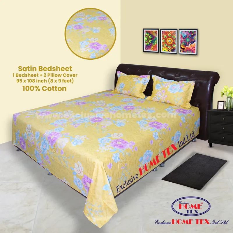 Shatin Fabric Bedsheet (VRS)