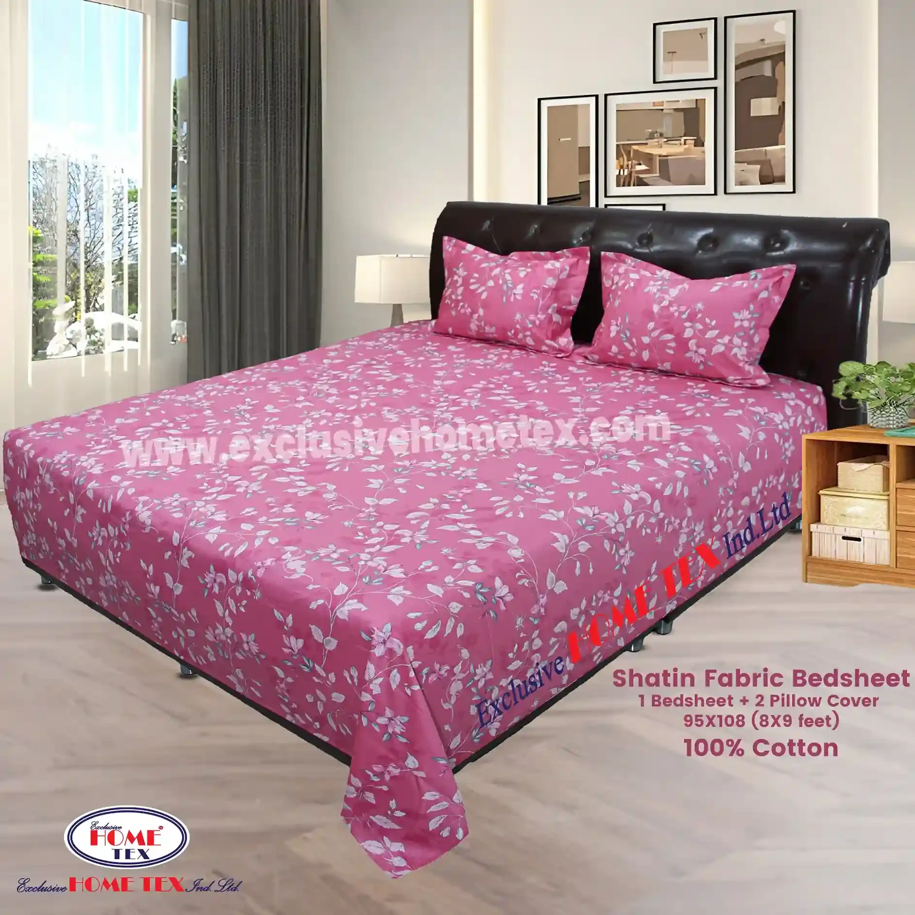 Shatin Fabric Bedsheet (VRS)