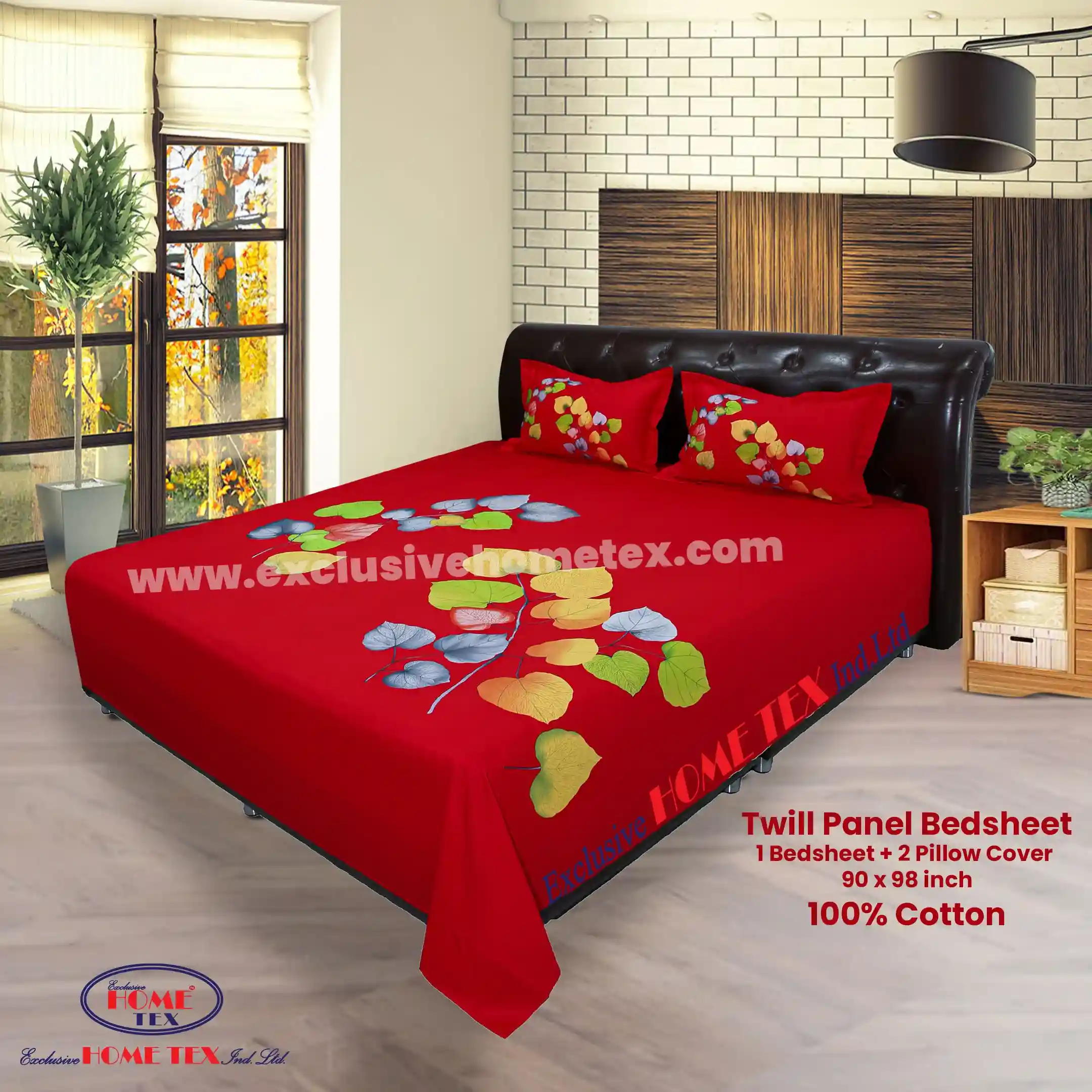 Twill-Panel Fabric Bedsheet (RTP)