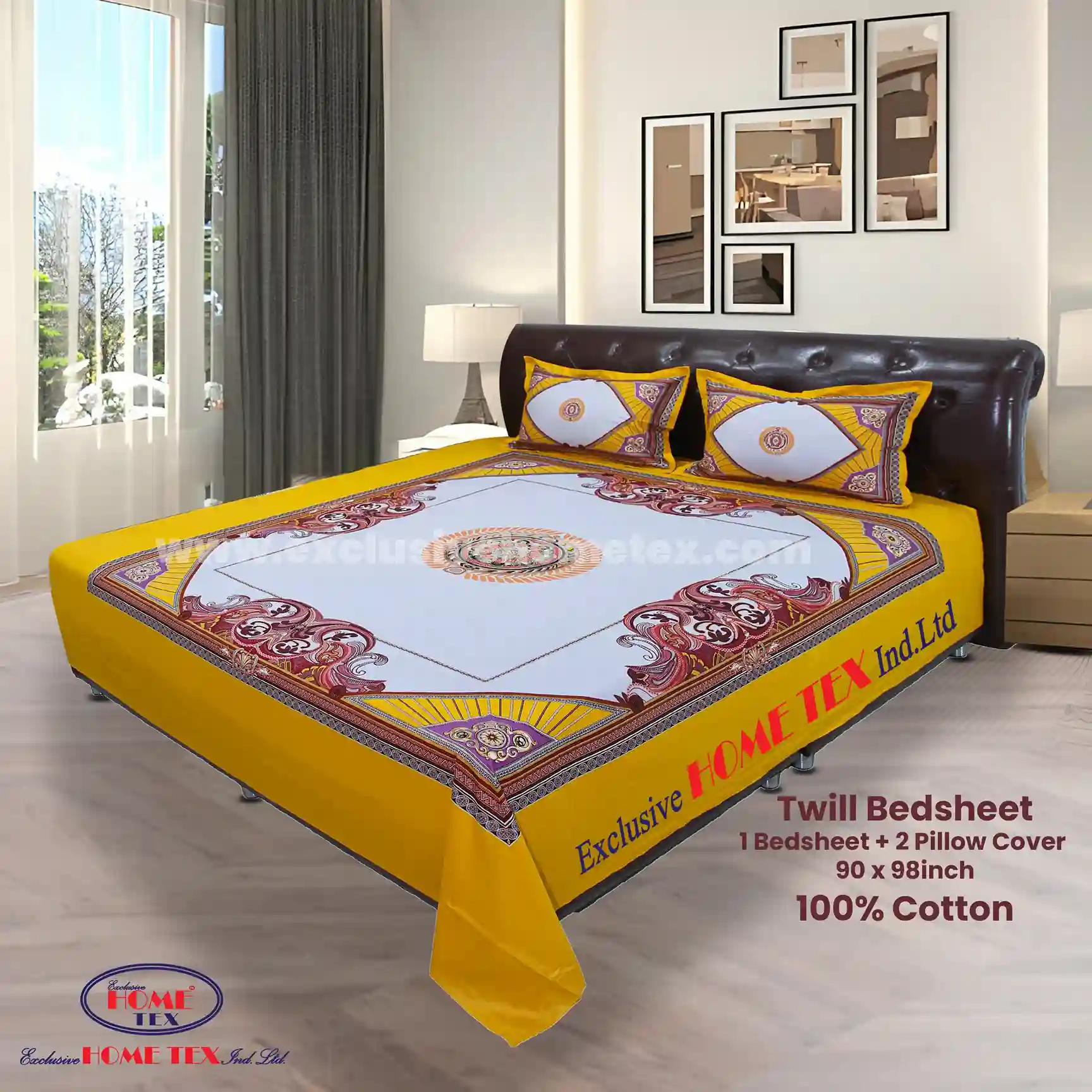 Twill-Panel Fabric Bedsheet (RTP)