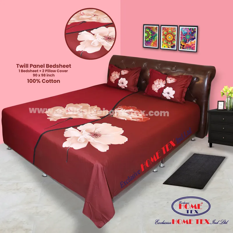 Twill-Panel Fabric Bedsheet (RTP)