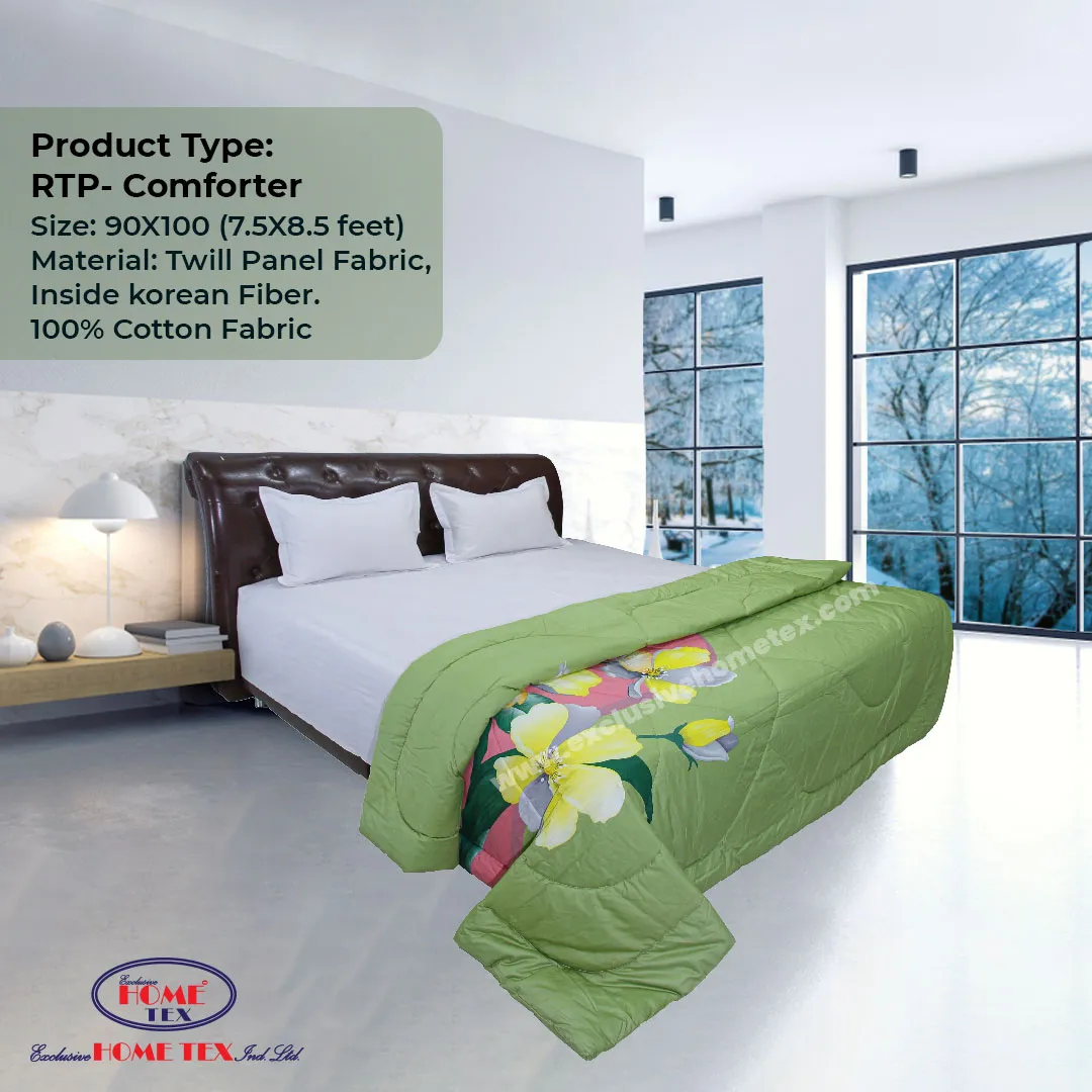 Twill-Panel Fabric Comforter (RTP)