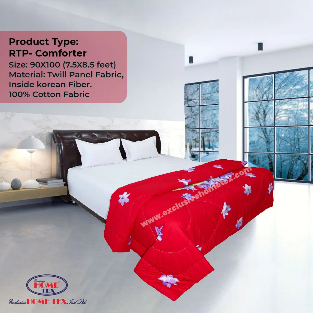 Twill-Panel Fabric Comforter (RTP)