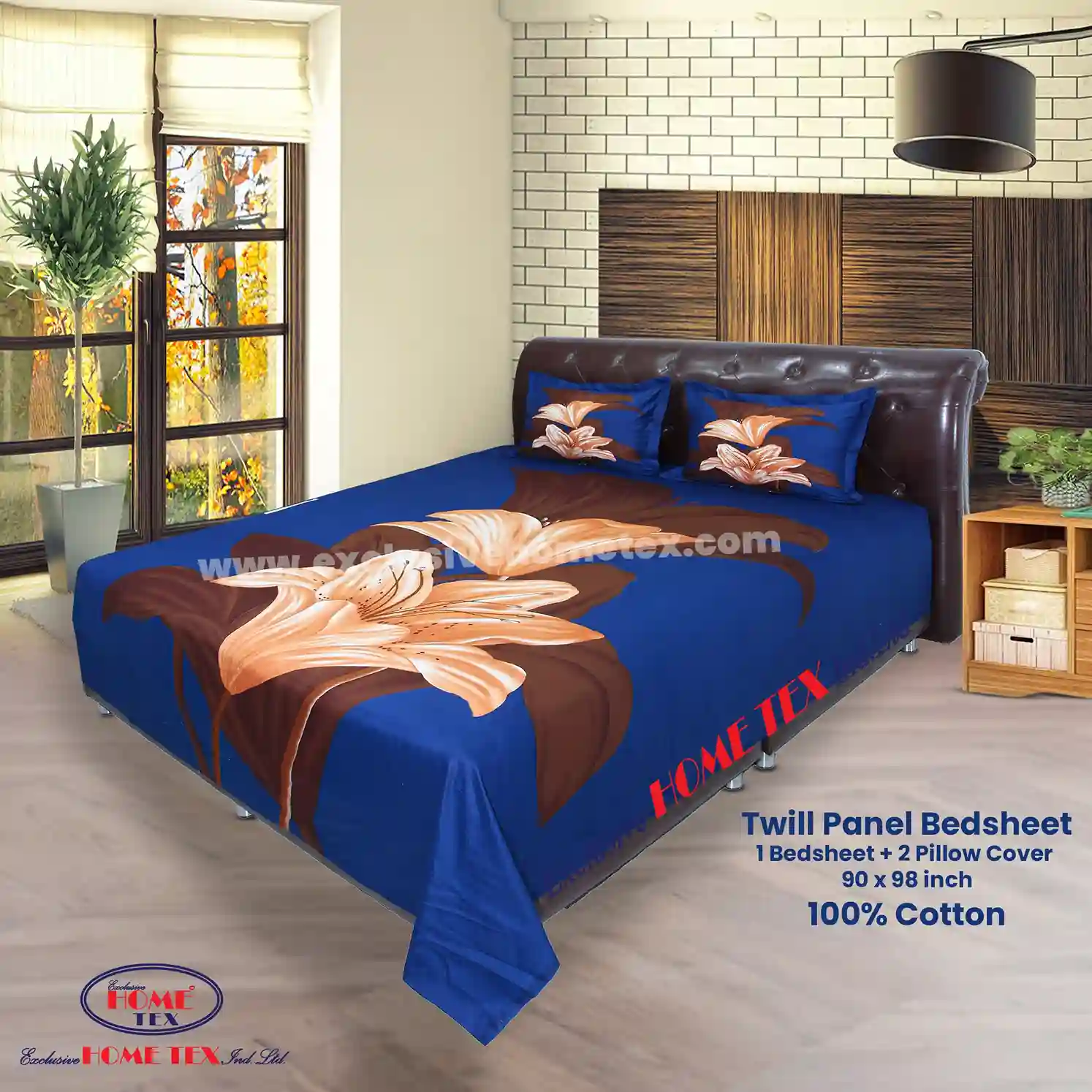 Twill-Panel Fabric Bedsheet (RTP)