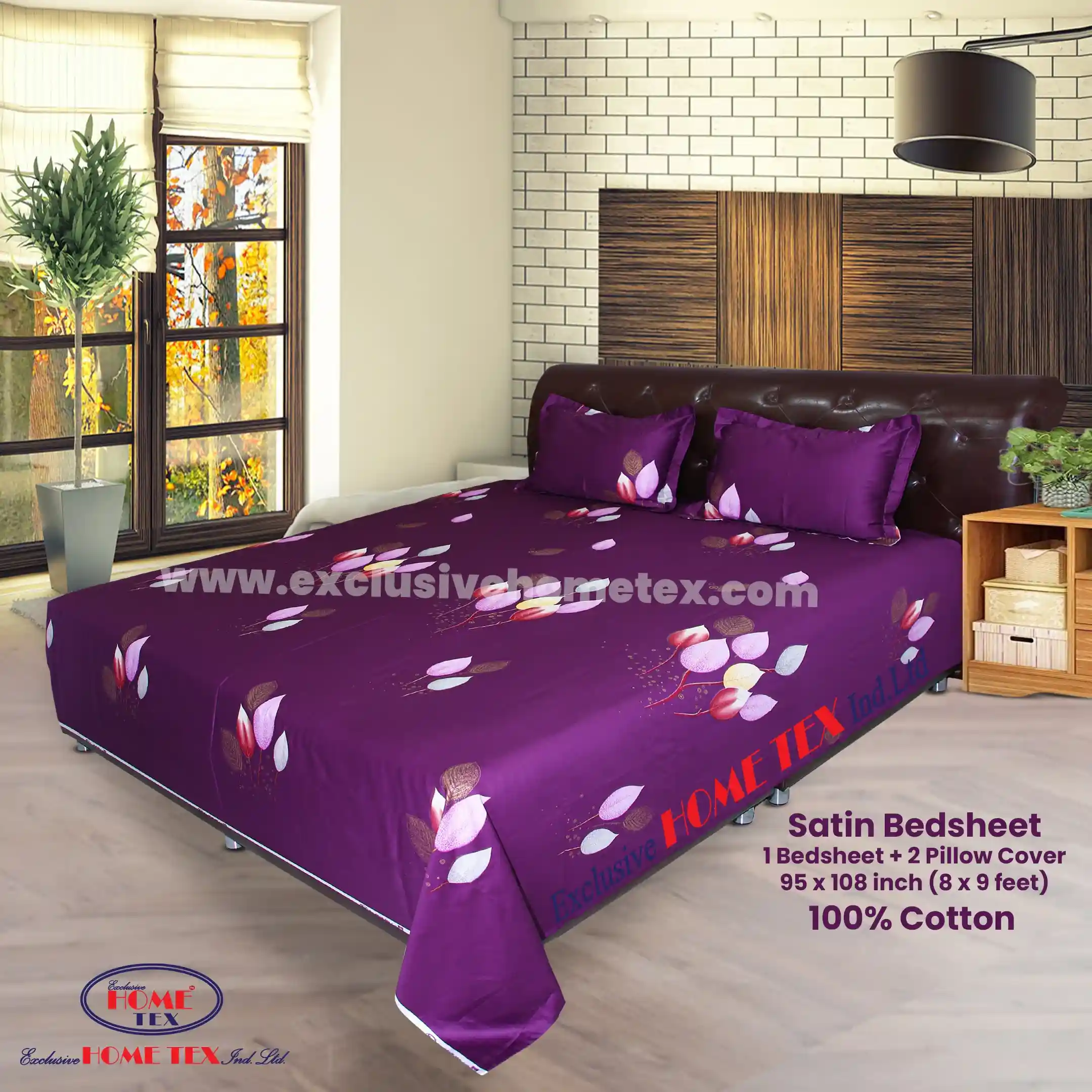 Shatin Fabric Bedsheet (VRS)