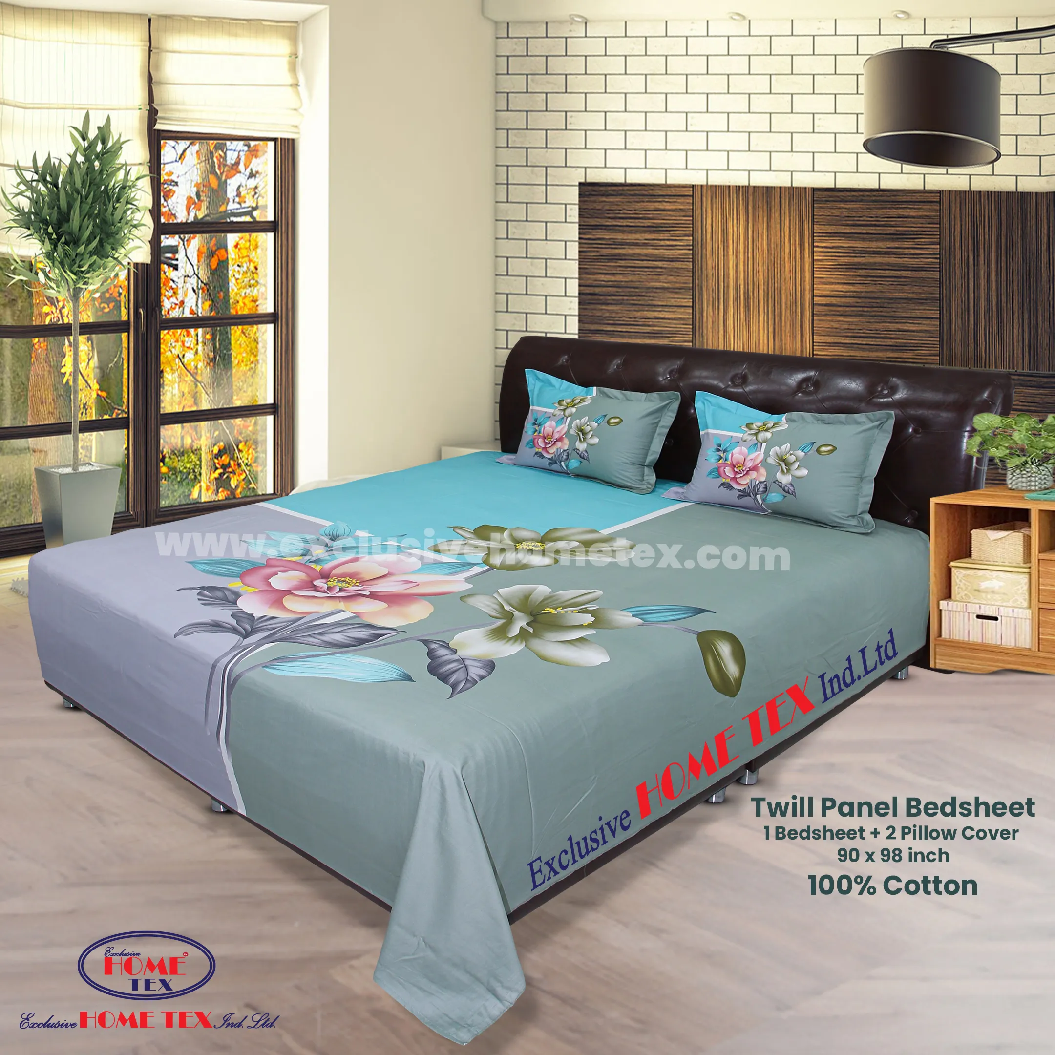 Twill-Panel Fabric Bedsheet (RTP)