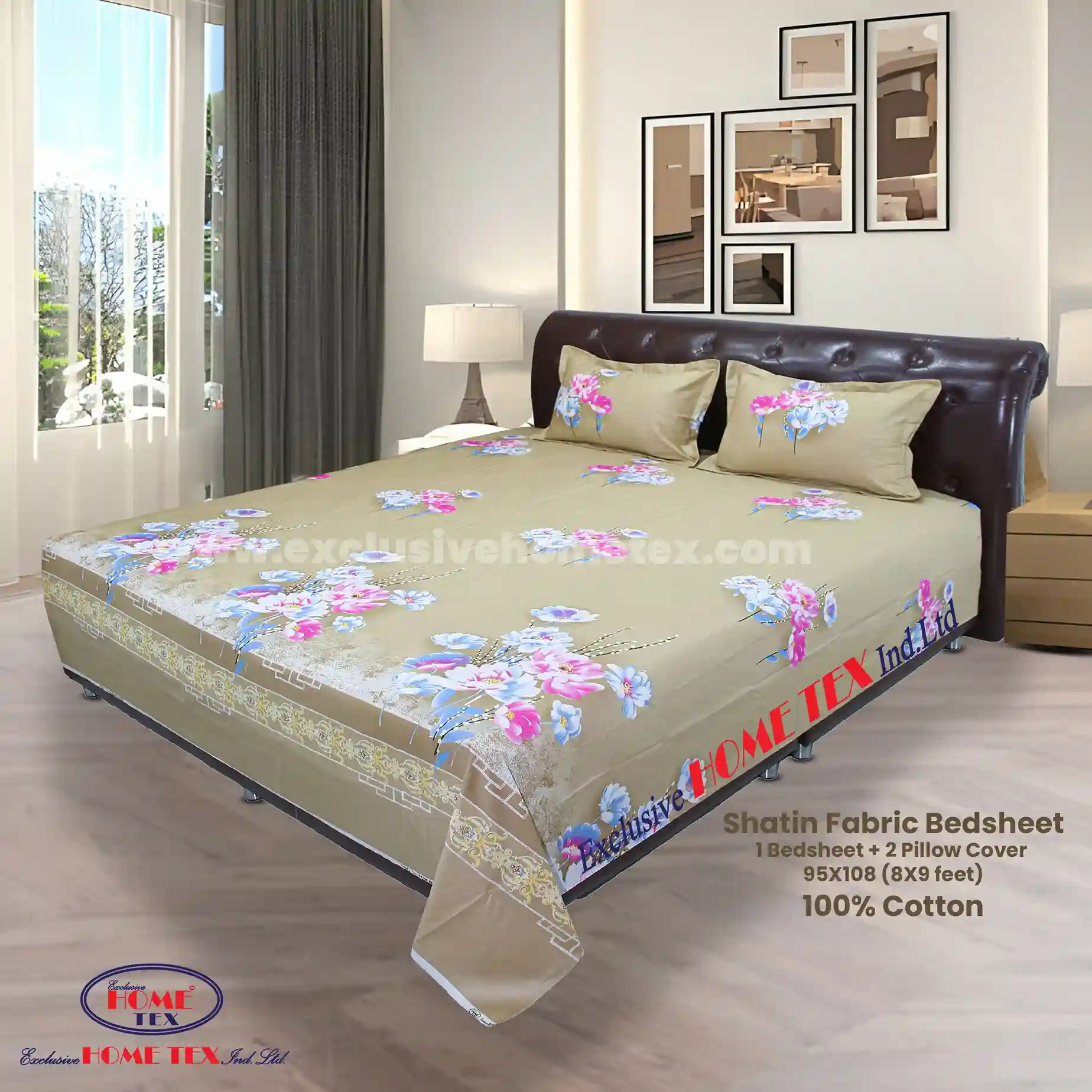 Shatin Fabric Bedsheet (VRS)