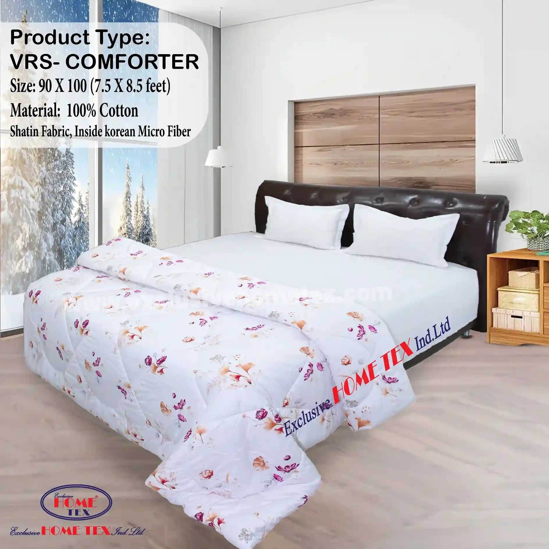 Shatin Fabric Comforter (VRS)