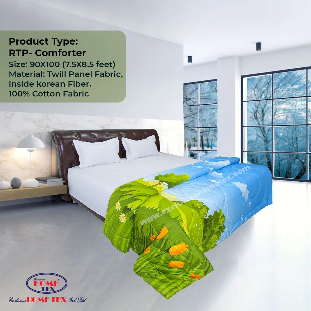 Twill-Panel Fabric Comforter (RTP)