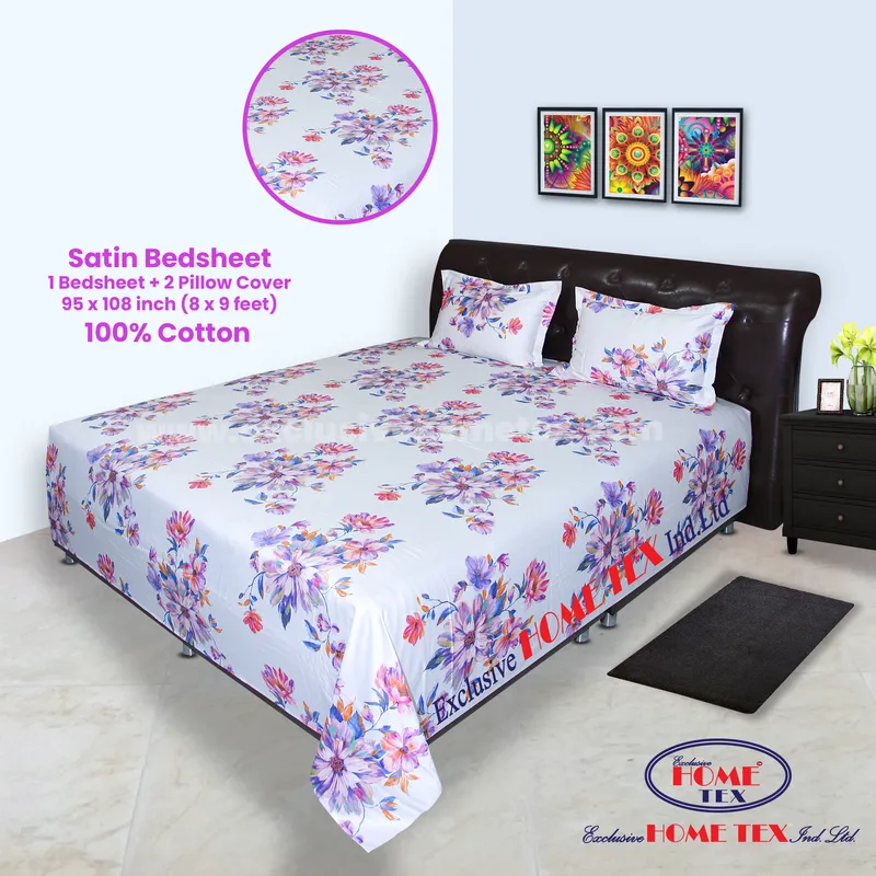 Shatin Fabric Bedsheet (VRS)