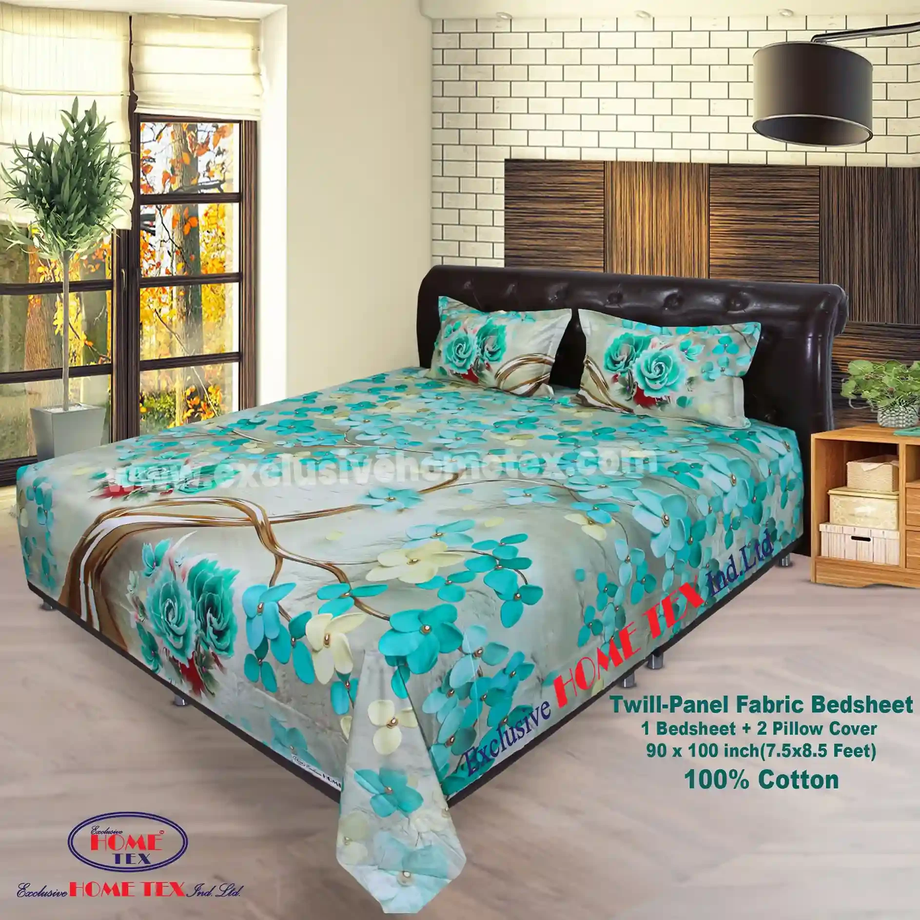 Twill-Panel Fabric Bedsheet (RTP)