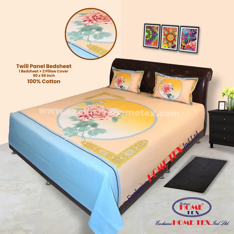 Twill-Panel Fabric Bedsheet (RTP)