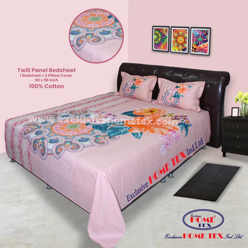 Twill-Panel Fabric Bedsheet (RTP)