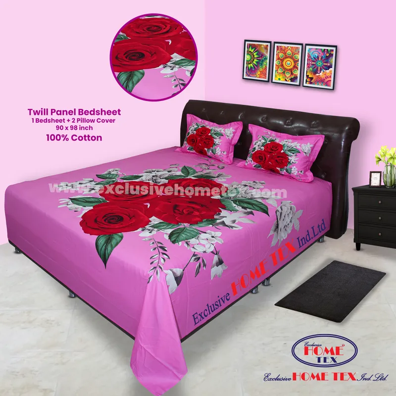 Twill-Panel Fabric Bedsheet (RTP)