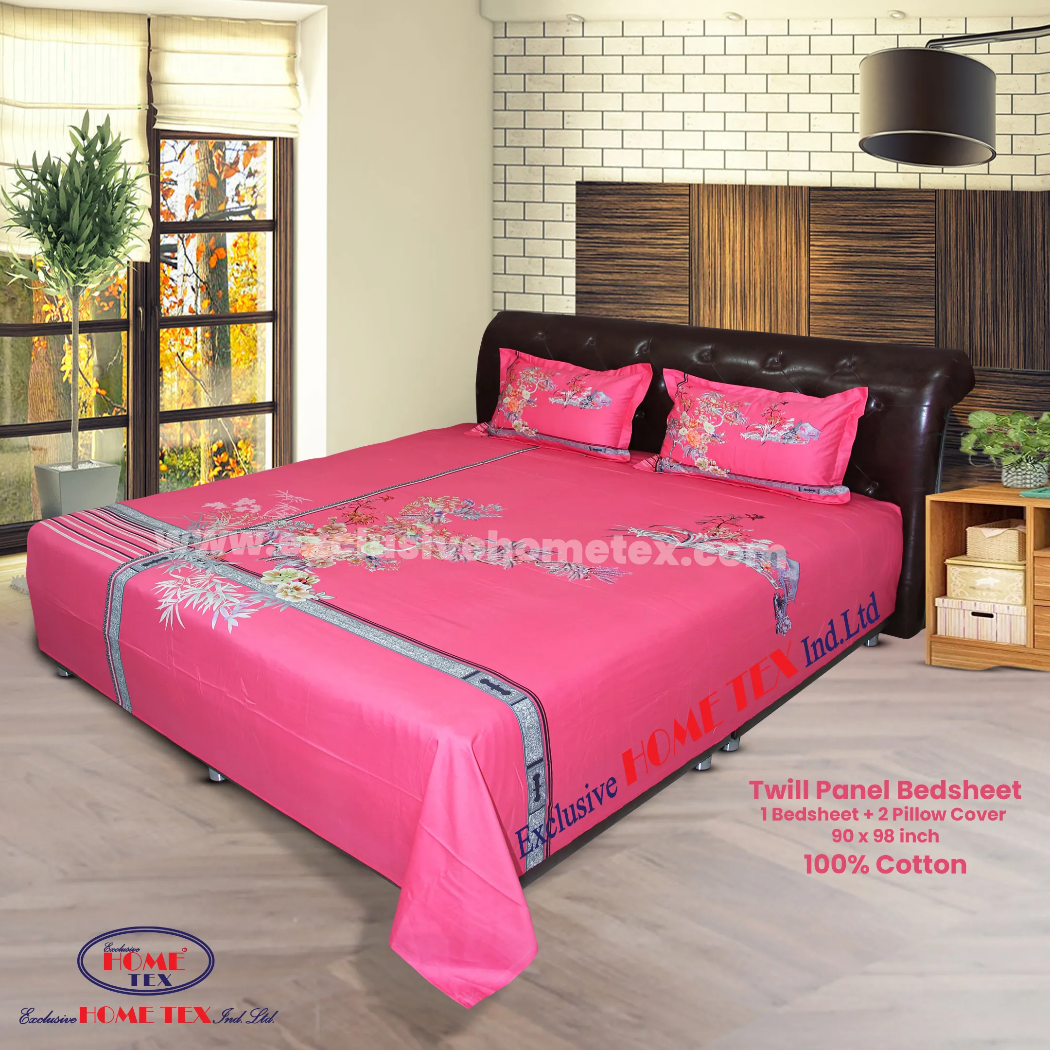 Twill-Panel Fabric Bedsheet (RTP)