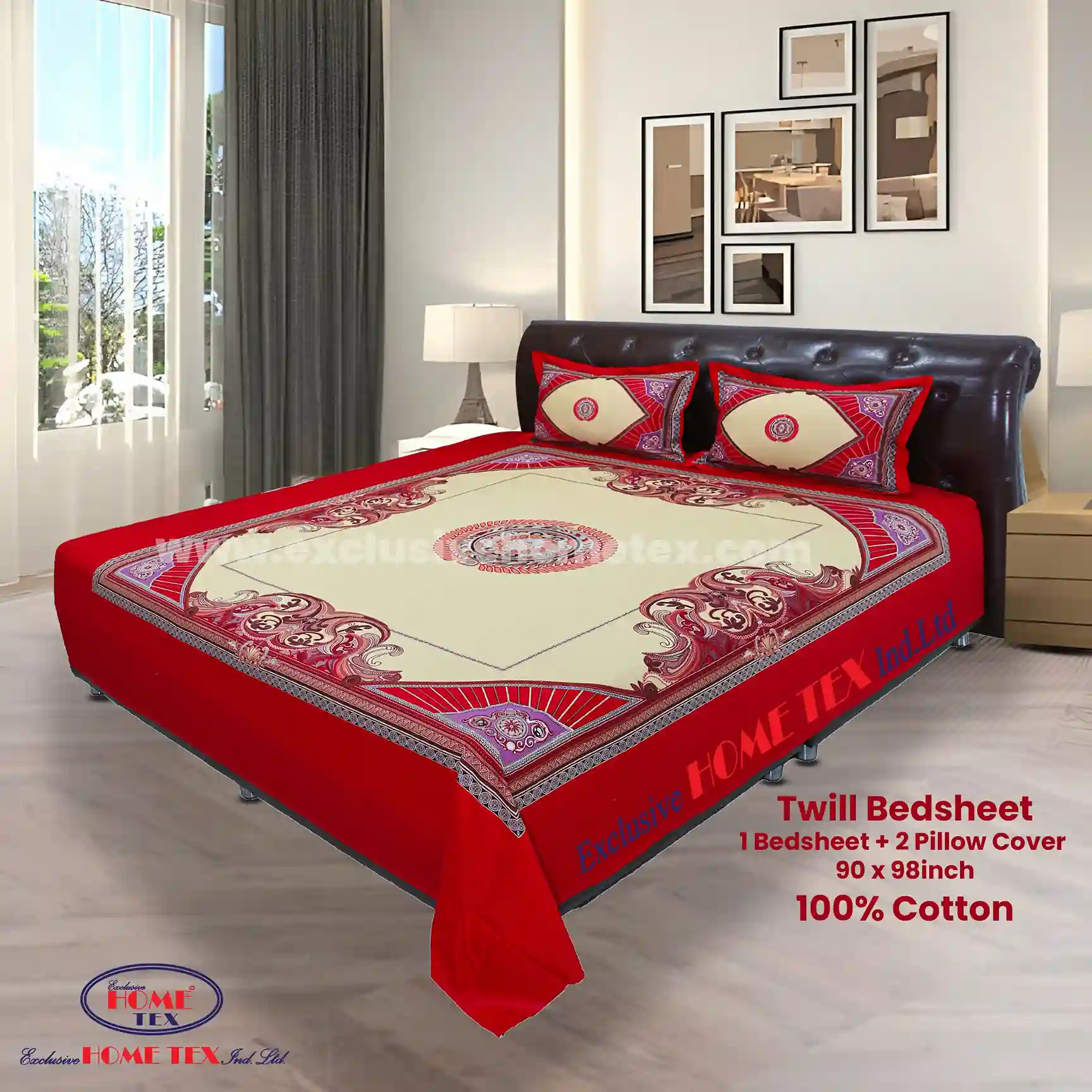 Twill-Panel Fabric Bedsheet (RTP)