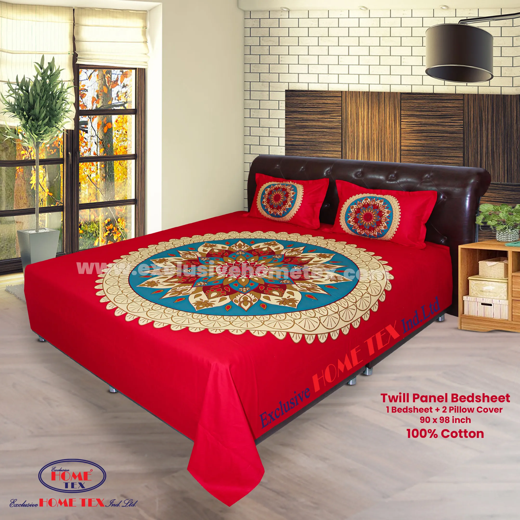 Twill-Panel Fabric Bedsheet (RTP)