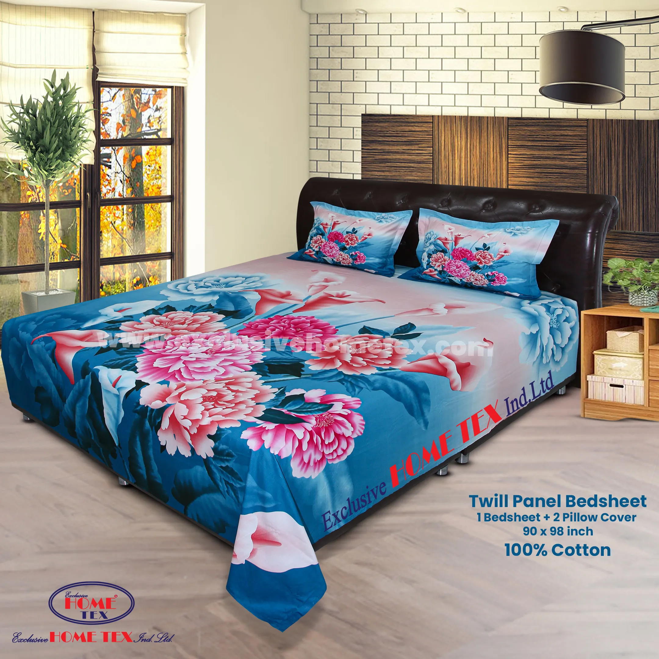 Twill-Panel Fabric Bedsheet (RTP)