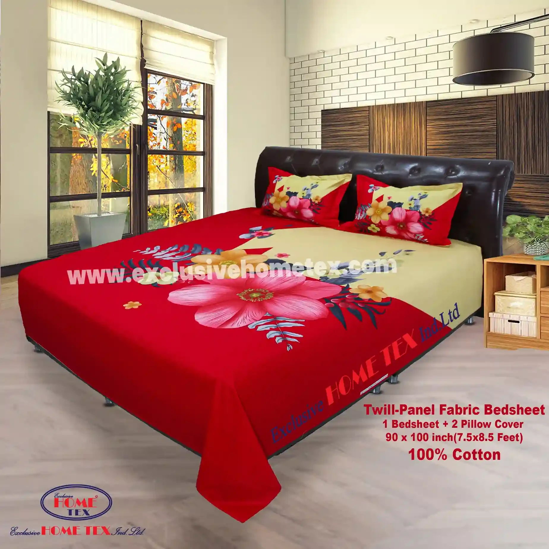 Twill-Panel Fabric Bedsheet (RTP)