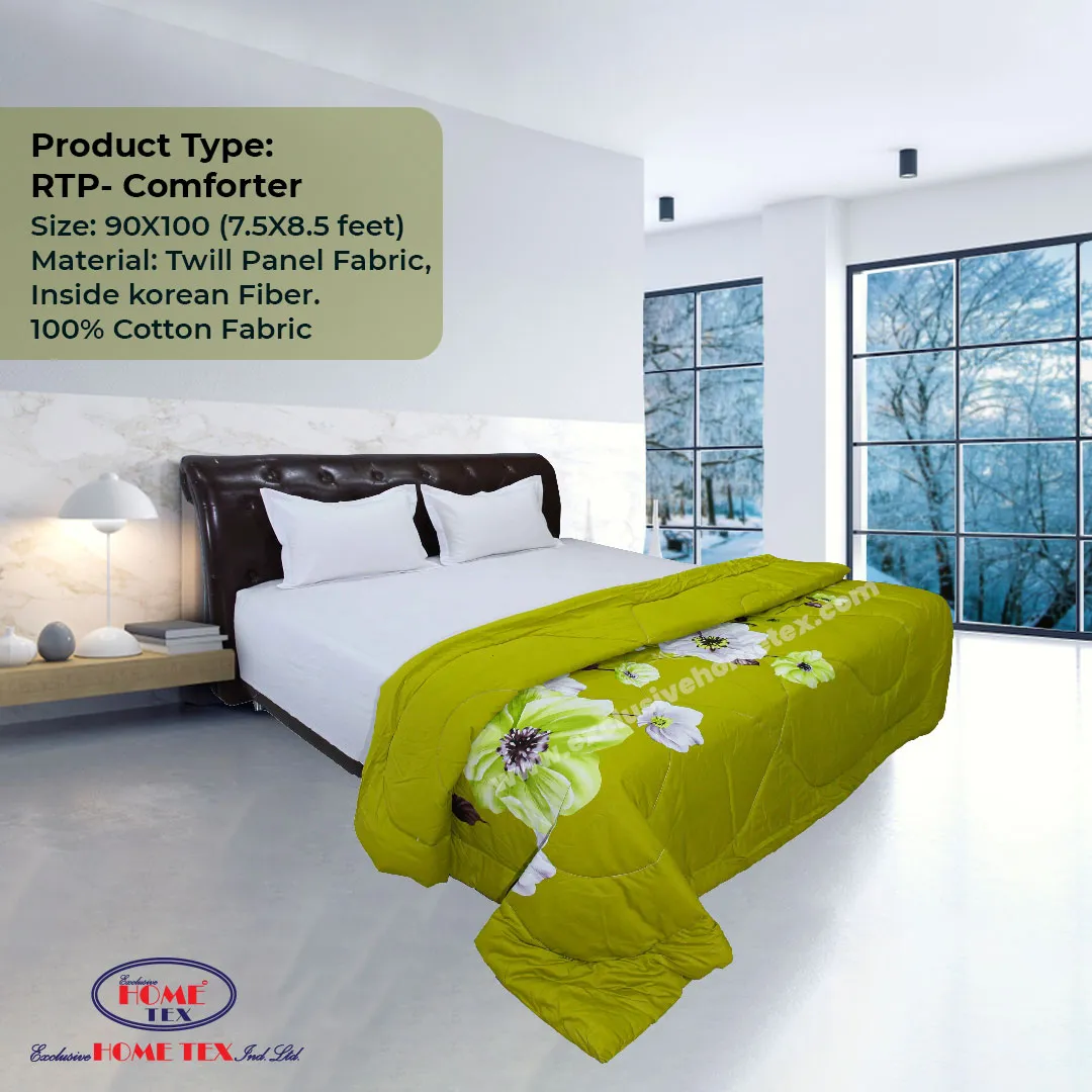 Twill-Panel Fabric Comforter (RTP)