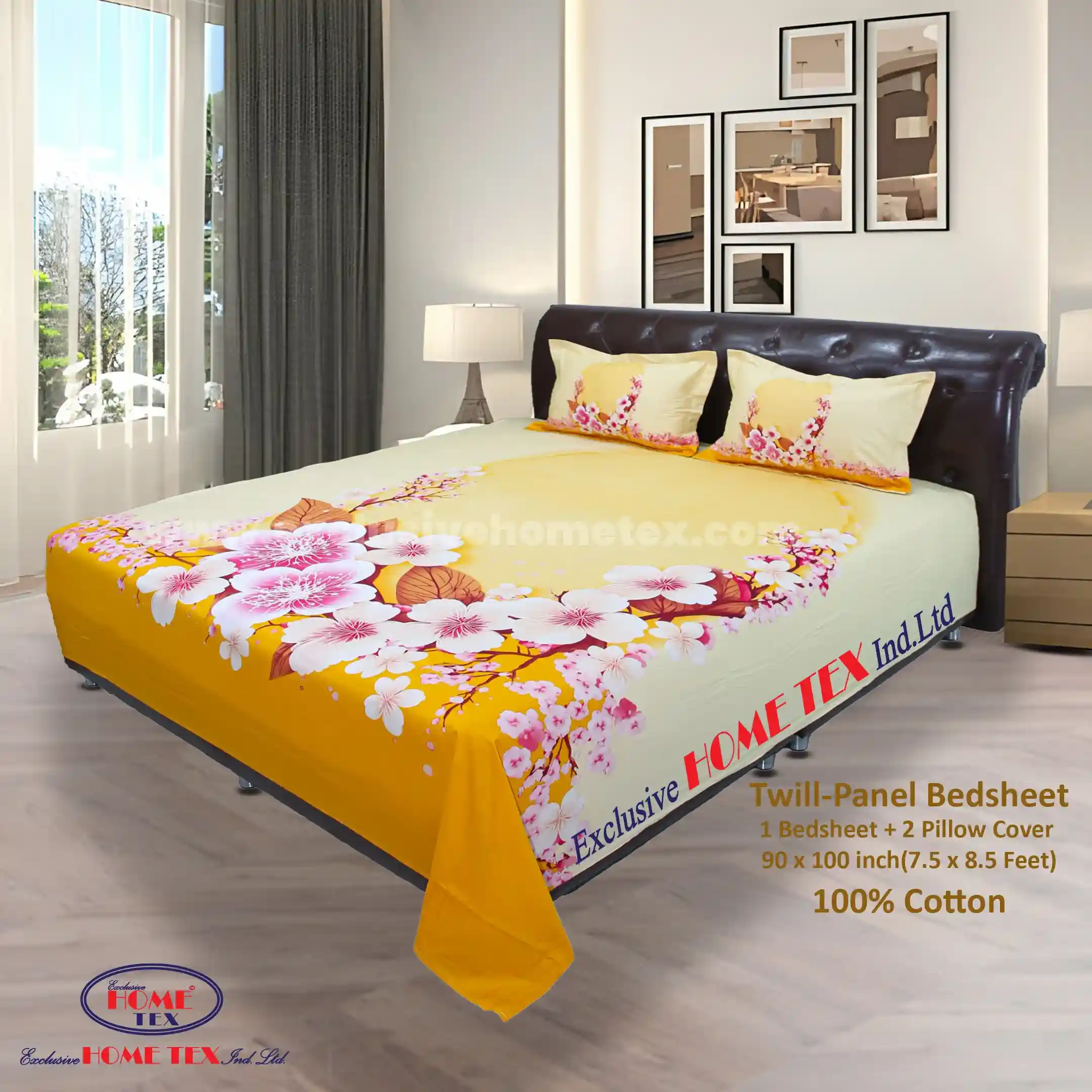 Twill-Panel Fabric Bedsheet (RTP)