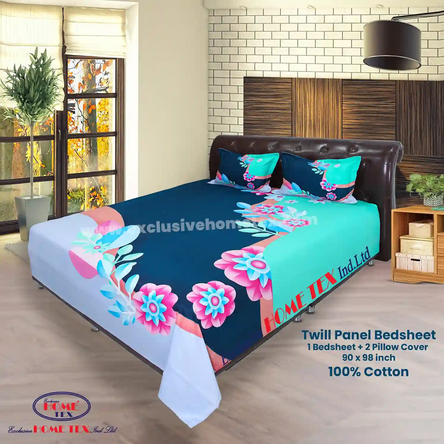 Twill-Panel Fabric Bedsheet (RTP)