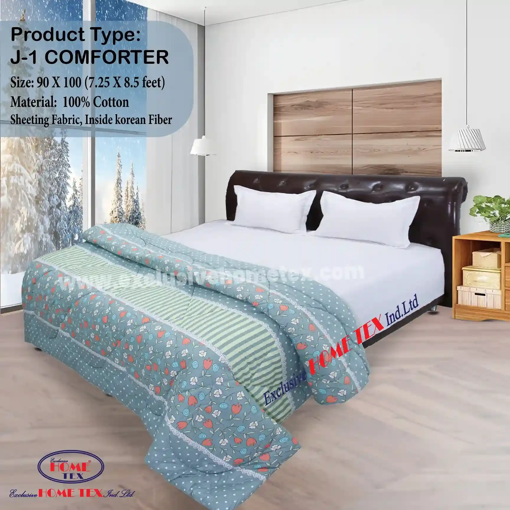 Sheeting Fabric Comforter (J-1)