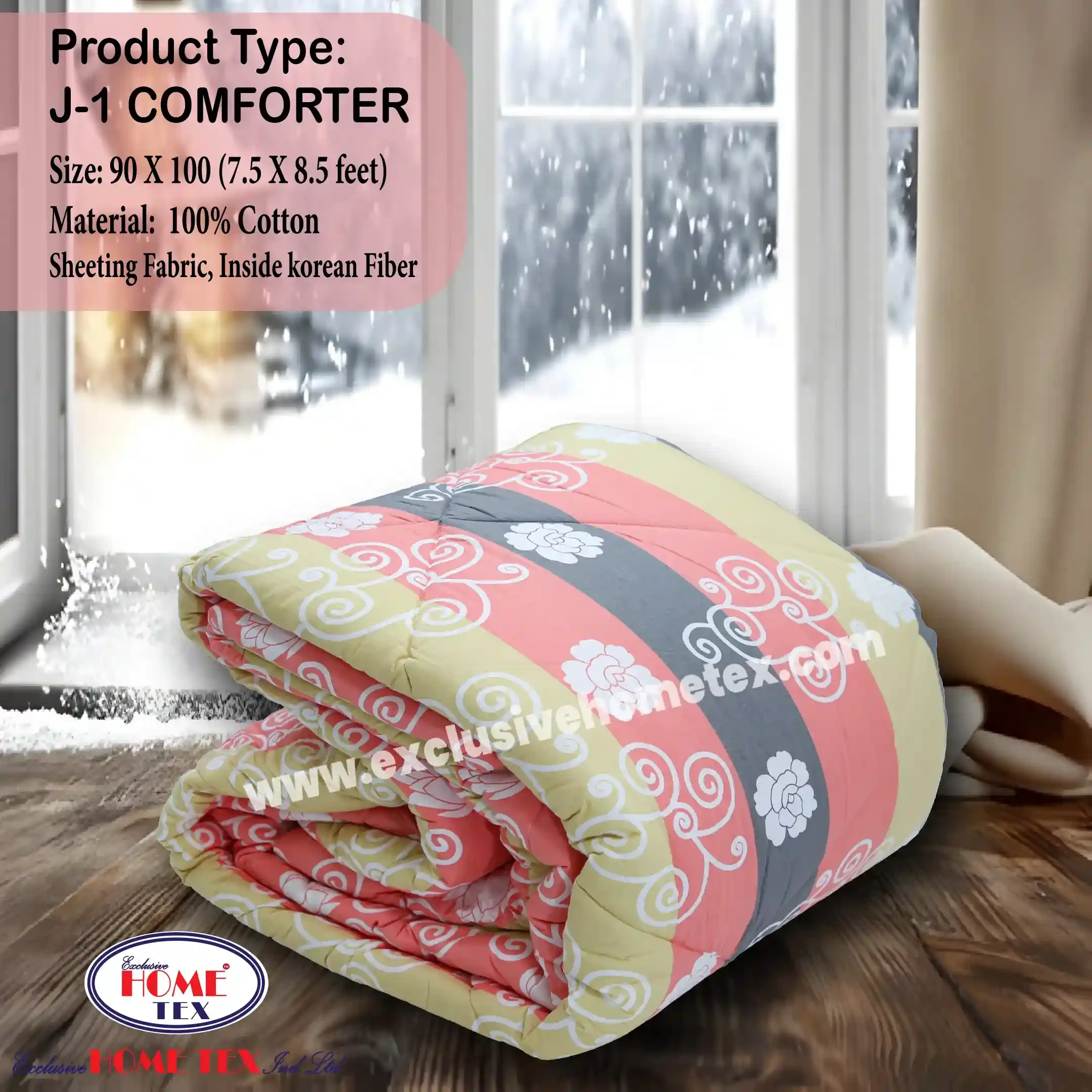 Sheeting Fabric Comforter (J-1)