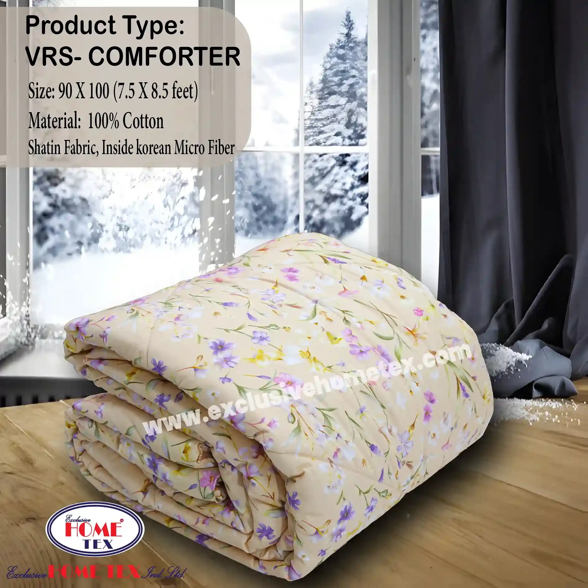 Shatin Fabric Comforter (VRS)