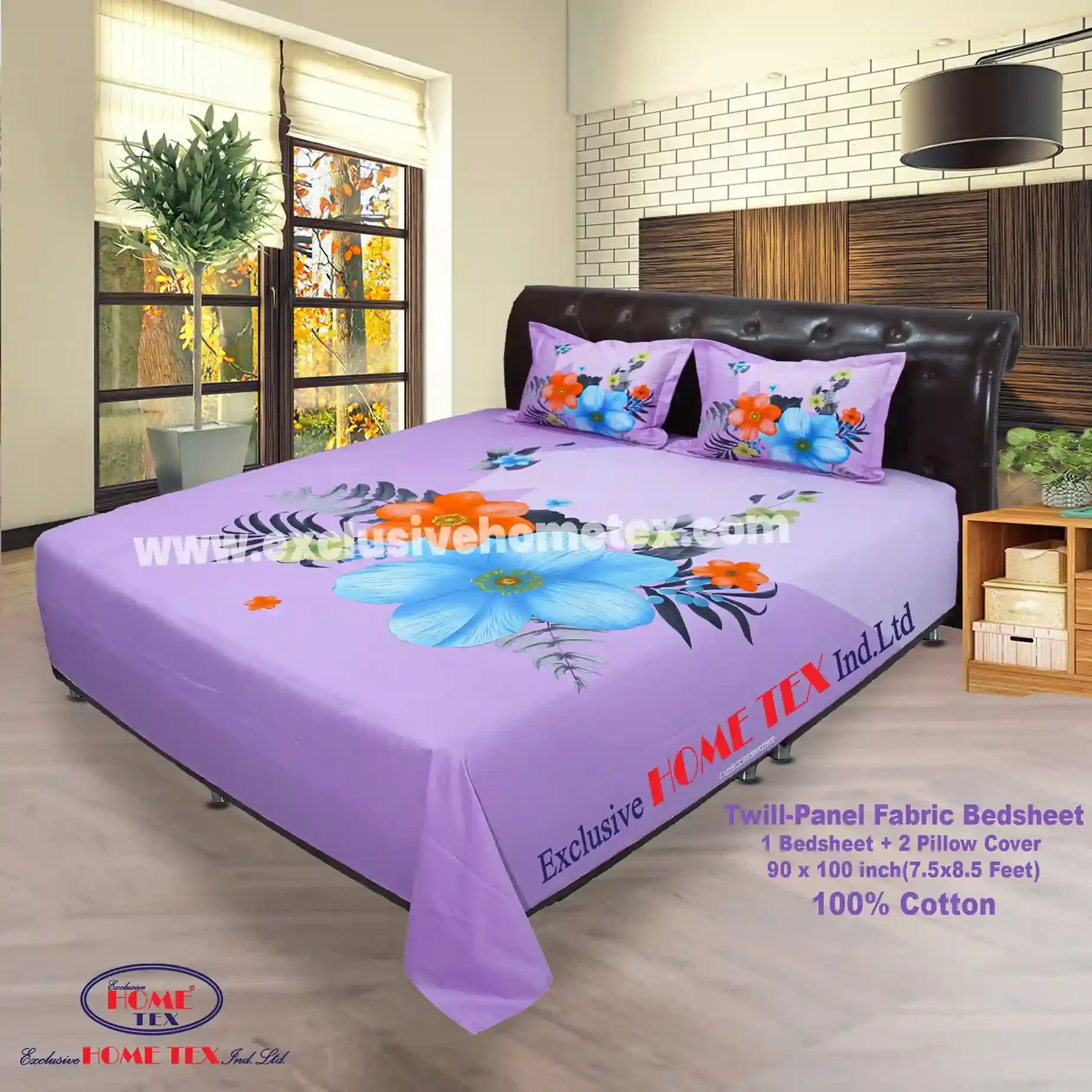 Twill-Panel Fabric Bedsheet (RTP)