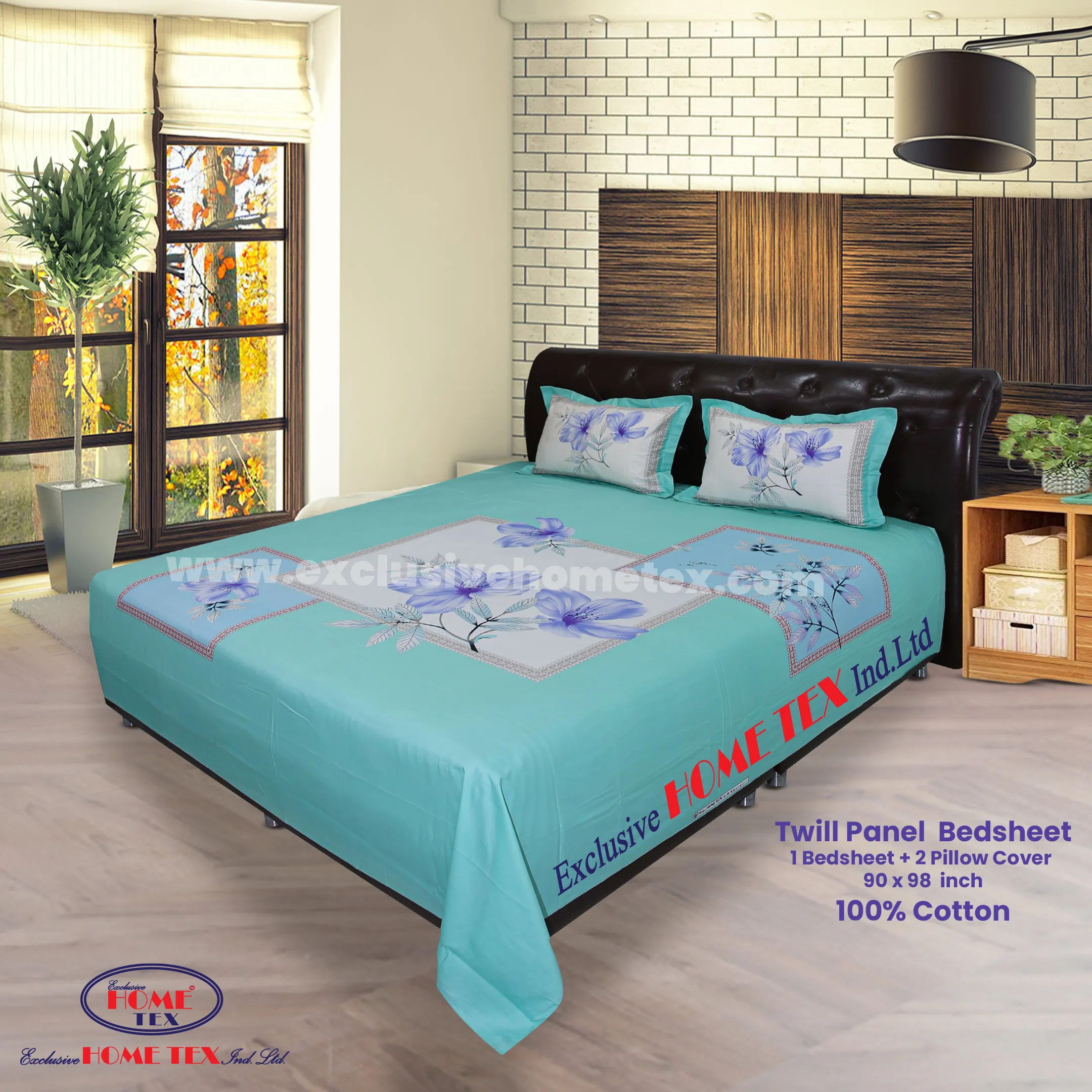 Twill-Panel Fabric Bedsheet (RTP)